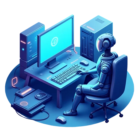 Computerservice – modernes Design für IT und Digitalisierung
